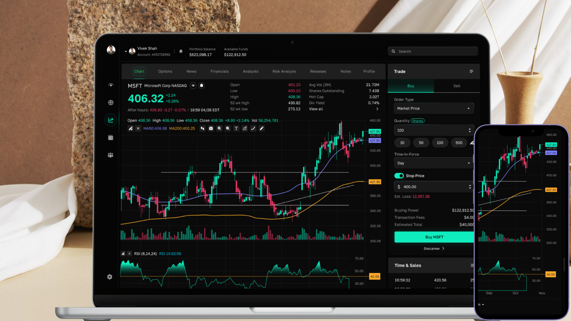 DeFi Trading Platform